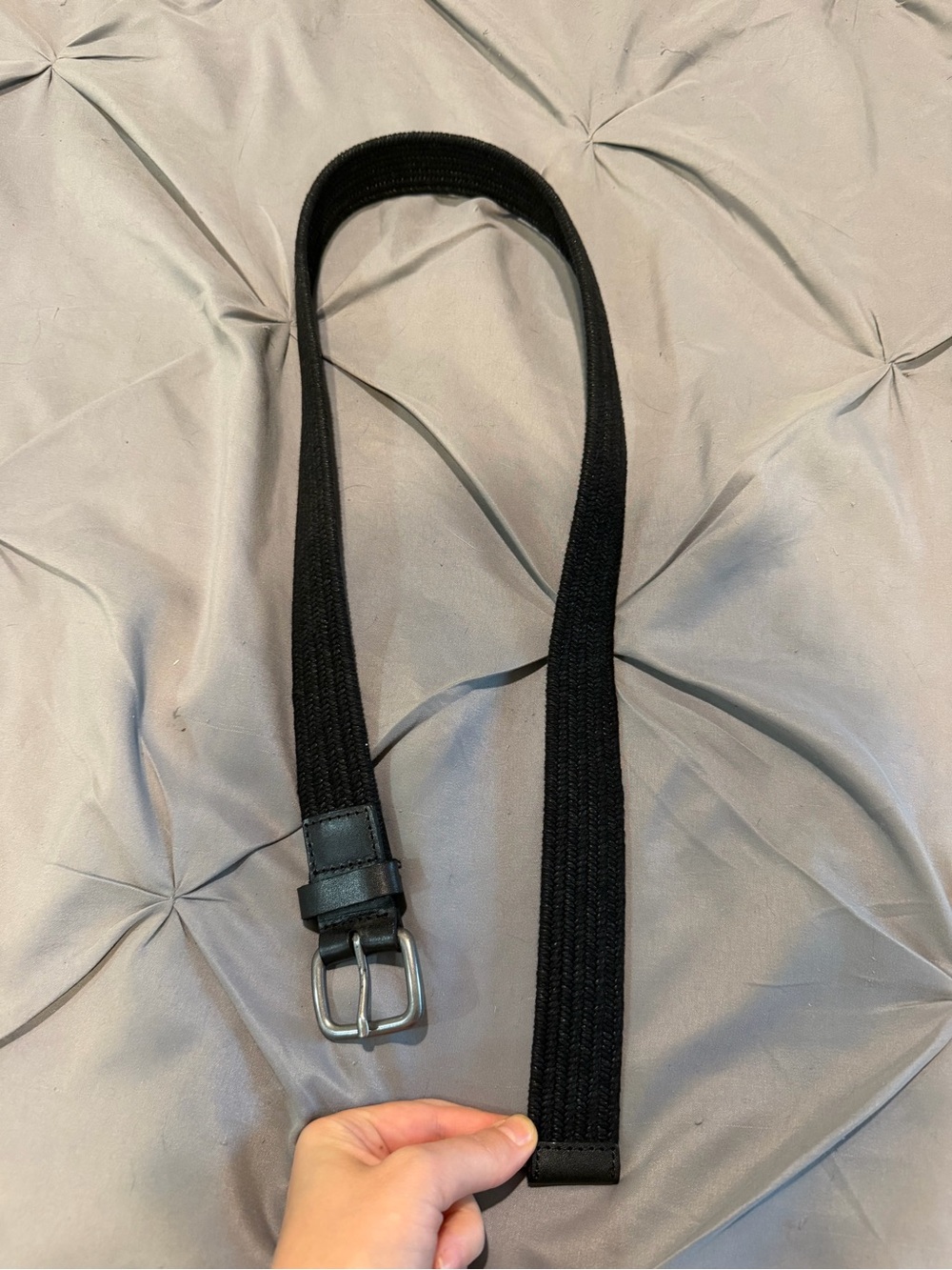 Black Woven Women’s Belt